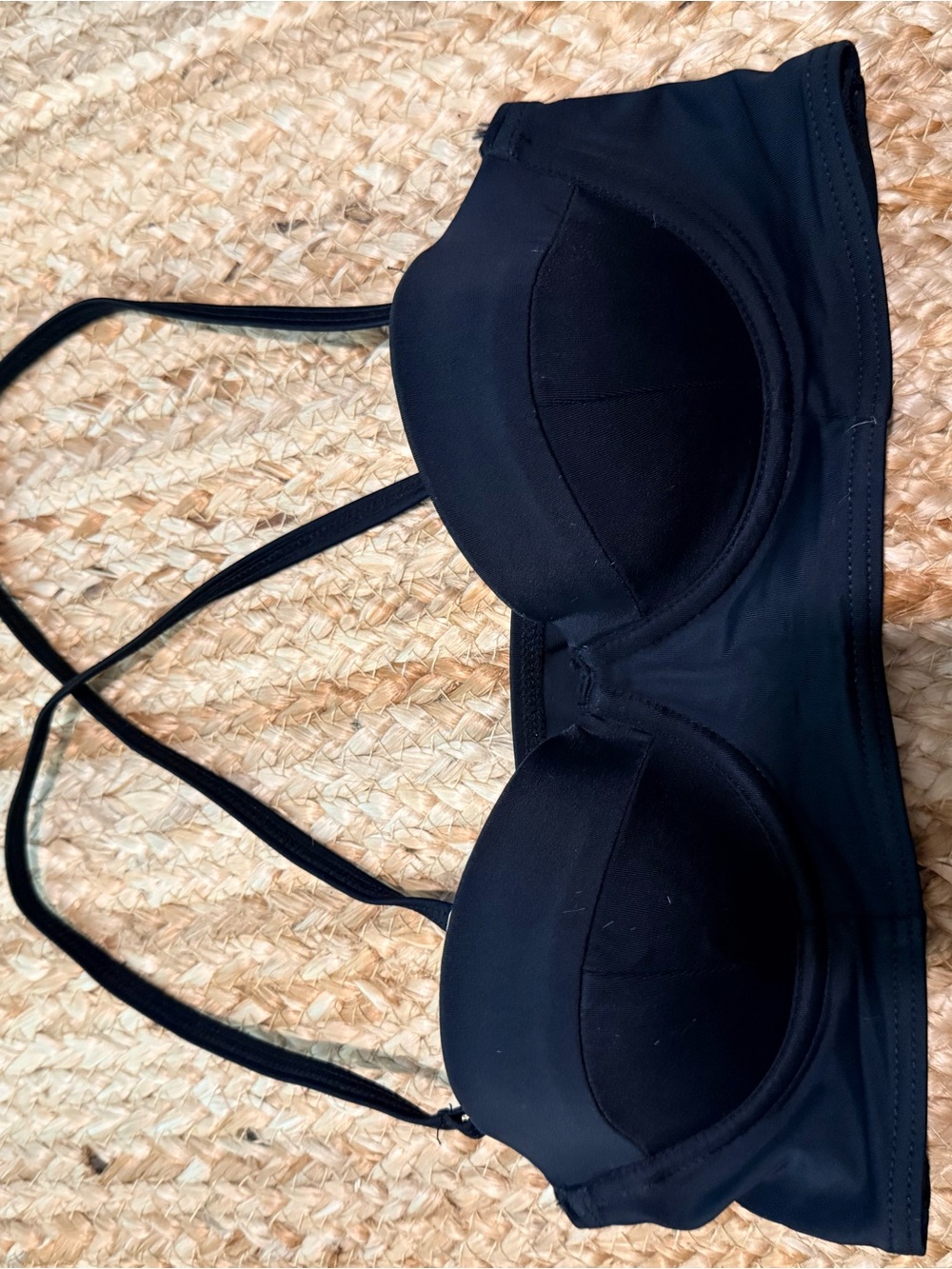 Topshop Black Padded Bikini Top